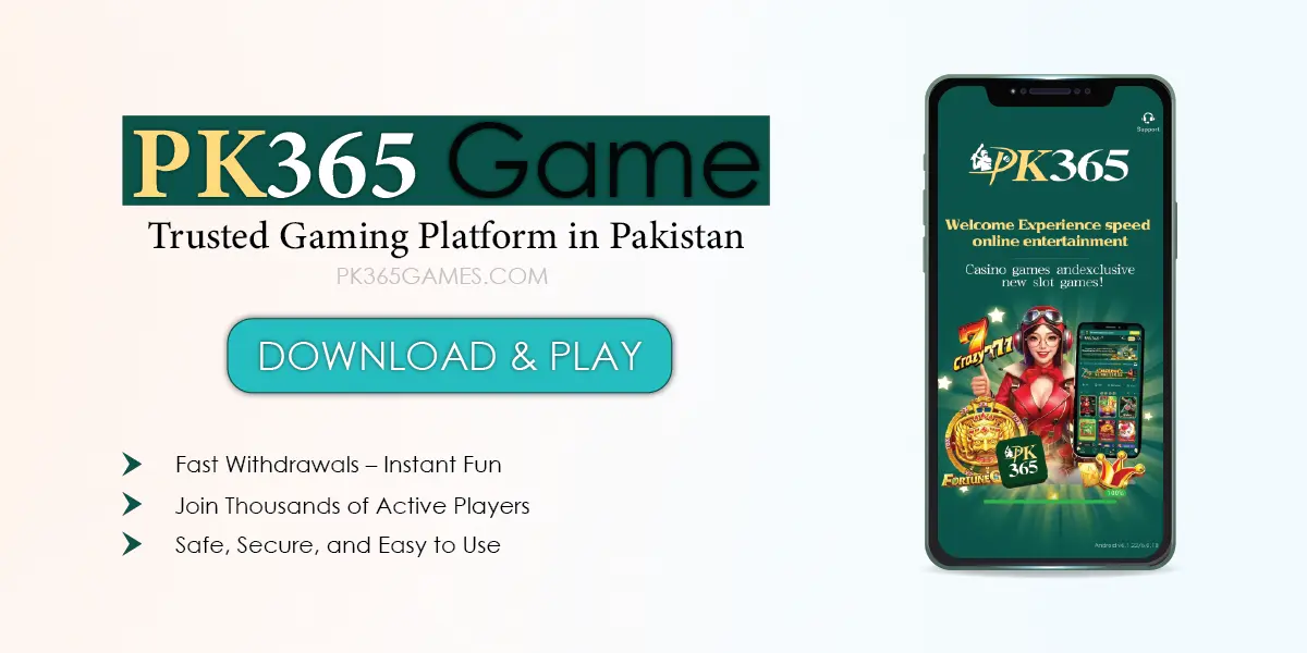 PK365 Game banner